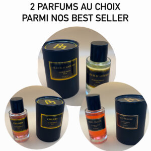 PACK 3 : 2 PARFUMS AU CHOIX